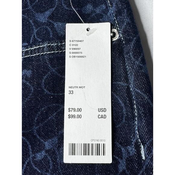 NWT BDG Urban Outfitters Women’s Floral Low Rise Flare Leg Jeans - Size 33x31 - Picture 8 of 11